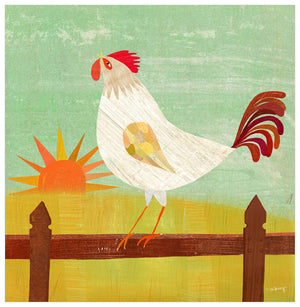 Rise and Shine Rooster Wall Art-Wall Art-Jack and Jill Boutique