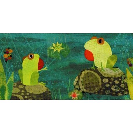 River Frogs | Canvas Wall Art-Canvas Wall Art-Jack and Jill Boutique