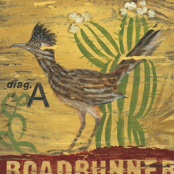 Roadrunner | American Southwest Art Collection | Canvas Art Prints-Canvas Wall Art-Jack and Jill Boutique