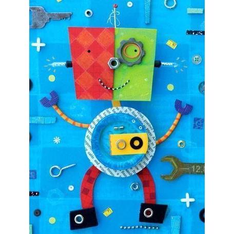 Robot Treasures | Canvas Wall Art-Canvas Wall Art-Jack and Jill Boutique