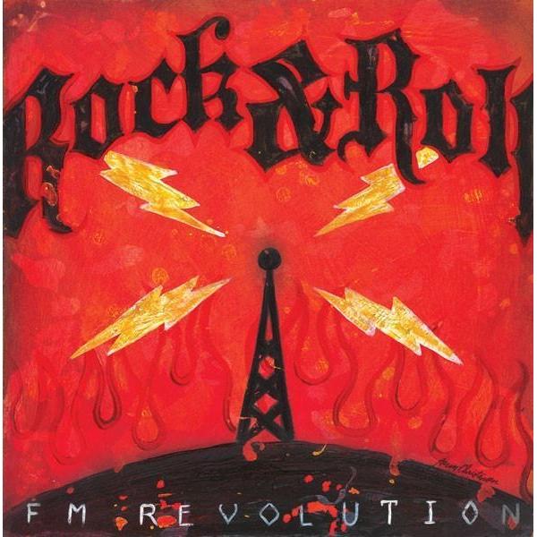 Rock and Roll FM Revolution | Music Art Collection | Canvas Art Prints-Canvas Wall Art-Jack and Jill Boutique