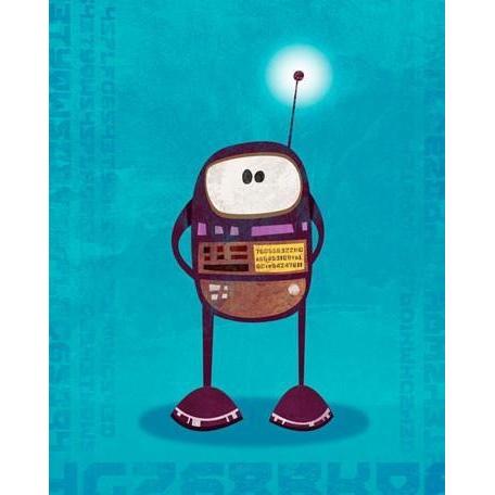 Rumbling Robots - Barry | Canvas Wall Art-Canvas Wall Art-Jack and Jill Boutique