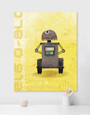 Rumbling Robots - Sal Wall Art-Wall Art-24x30 Canvas-Jack and Jill Boutique