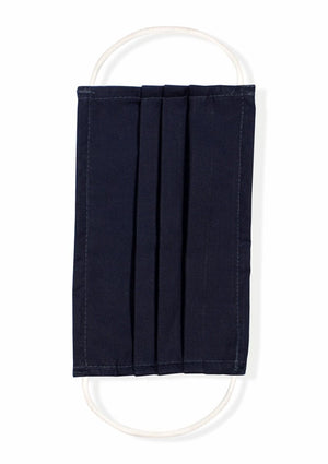 Solid Color Reusable and Washable Face Mask, 100% Cotton-Face Mask-Navy-Jack and Jill Boutique
