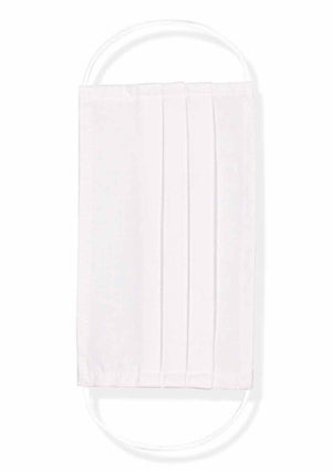 Solid Color Reusable and Washable Face Mask, 100% Cotton-Face Mask-White-Jack and Jill Boutique