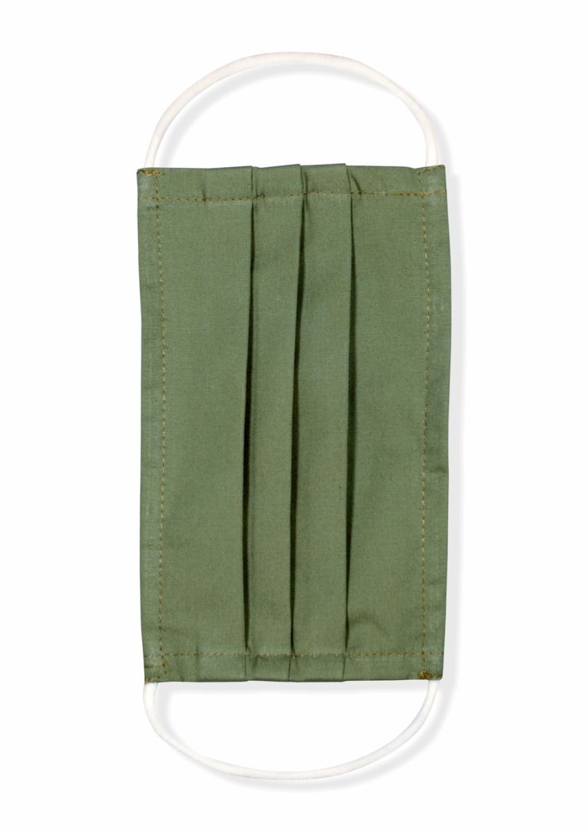 Solid Color Reusable and Washable Face Mask, 100% Cotton-Face Mask-Dill Green-Jack and Jill Boutique