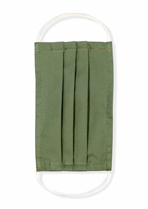 Solid Color Reusable and Washable Face Mask, 100% Cotton-Face Mask-Dill Green-Jack and Jill Boutique