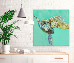 Sea Turtle Honeymoon Wall Art-Wall Art-Jack and Jill Boutique