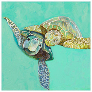 Sea Turtle Honeymoon Wall Art-Wall Art-Jack and Jill Boutique