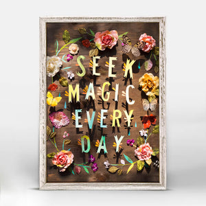 Seek Magic - Mini Framed Canvas-Mini Framed Canvas-Jack and Jill Boutique