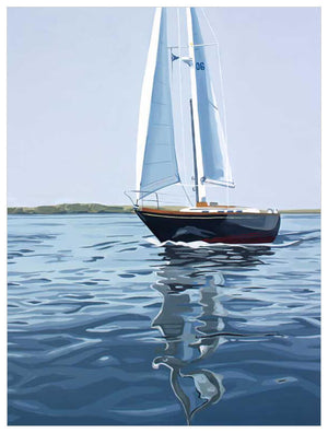 Set Sail Wall Art-Wall Art-30x30 Canvas-Jack and Jill Boutique