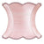Shade - X-Large - Scallop Hourglass - Pink-Lamp Shades-Jack and Jill Boutique