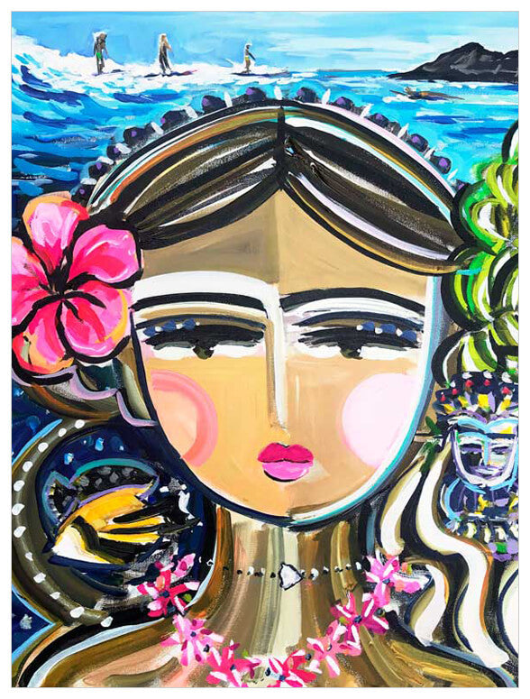 She Is Fierce - Hawaii Wall Art-Wall Art-Jack and Jill Boutique