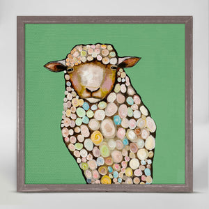 Sheep - Mini Framed Canvas-Mini Framed Canvas-Jack and Jill Boutique