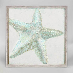 Shimmering Starfish - Mini Framed Canvas-Mini Framed Canvas-Jack and Jill Boutique