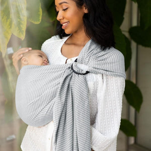 Moby Ring Sling in Cotton-Baby Carrier-Jack and Jill Boutique