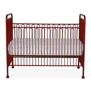 Simple Stationary Crib in Solid Iron-Cribs-Jack and Jill Boutique