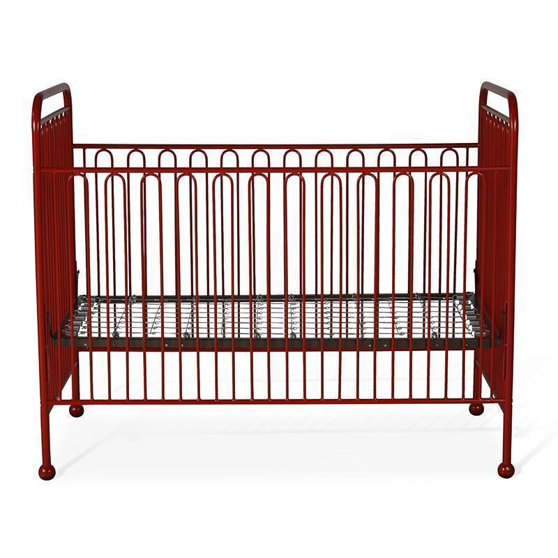 Simple Stationary Crib in Solid Iron-Cribs-Jack and Jill Boutique