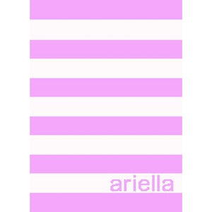 Simple Stripe Personalized Stroller Blanket or Baby Blanket-Blankets-Jack and Jill Boutique