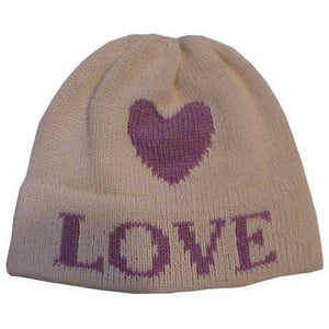 Single Heart Personalized Knit Hat-Hats-Jack and Jill Boutique