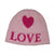 Single Heart Personalized Knit Hat-Hats-Jack and Jill Boutique