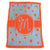Single Initial Polka Dot Personalized Stroller Blanket-Blankets-Jack and Jill Boutique