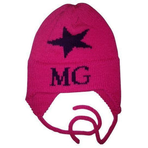 Single Star Personalized Knit Hat-Hats-Jack and Jill Boutique