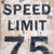 Speed Limit 75 Sign | Racing Art Collection | Canvas Art Prints-Canvas Wall Art-Jack and Jill Boutique