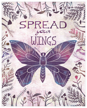Spread Your Wings - Lavender Wall Art-Wall Art-Jack and Jill Boutique