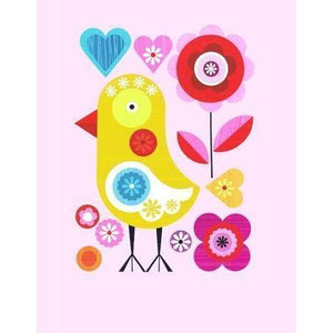 Spring Chicken on Pink | Canvas Wall Art-Canvas Wall Art-Jack and Jill Boutique