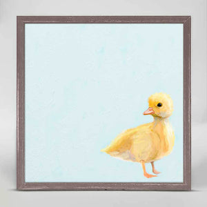 Spring Duckling - Mini Framed Canvas-Mini Framed Canvas-Jack and Jill Boutique