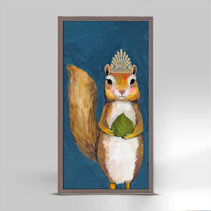 Squirrel King - Mini Framed Canvas-Mini Framed Canvas-Jack and Jill Boutique