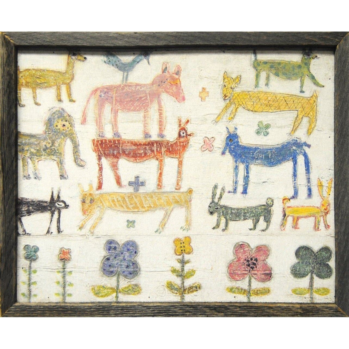 ART PRINT - Stacked Animals-Art Print-Jack and Jill Boutique