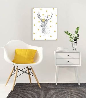 Stag Portrait Wall Art-Wall Art-Jack and Jill Boutique