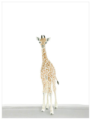 Standing Baby Giraffe Portrait Wall Art-Wall Art-Jack and Jill Boutique