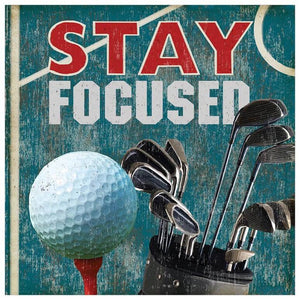 Stay Focused - Golf Wall Art-Wall Art-Jack and Jill Boutique