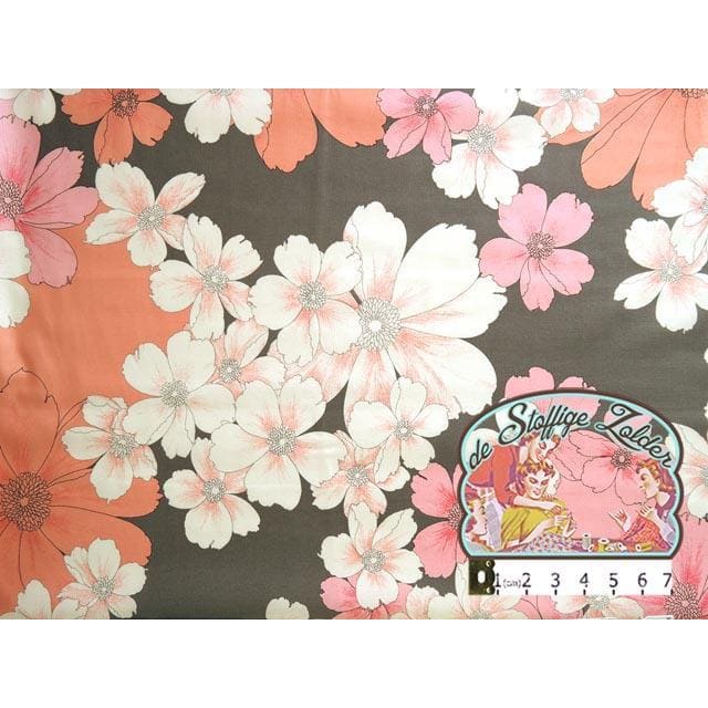 ALIYAH Gray Fabric by the Yard | 100% Cotton-Fabric-Jack and Jill Boutique