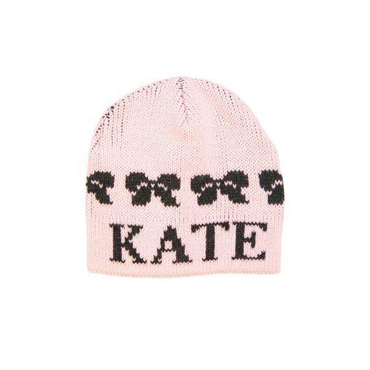 String of Bows Personalized Knit Hat-Hats-Jack and Jill Boutique