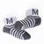Stripes & Initial Personalized Booties-Booties-Jack and Jill Boutique