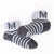 Stripes & Initial Personalized Booties-Booties-Default-Jack and Jill Boutique