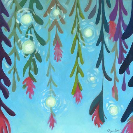Summerscape - Fireflies | Canvas Wall Art-Canvas Wall Art-Jack and Jill Boutique