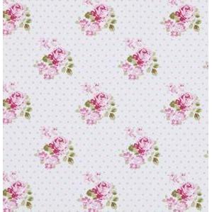 Sunshine Rose Pink Blue Skies Fabric | 100% Cotton-Fabric-Jack and Jill Boutique