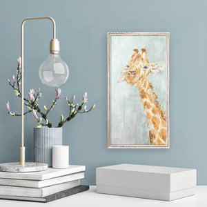 Sweet Giraffe - Mini Framed Canvas-Mini Framed Canvas-Jack and Jill Boutique