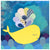 Sweet Yellow Whale Wall Art-Wall Art-14x14 Canvas-Jack and Jill Boutique