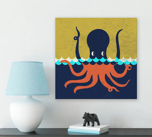 Swim Along Octopus Wall Art-Wall Art-Jack and Jill Boutique