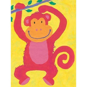 Swinging monkey | Canvas Wall Art-Canvas Wall Art-Jack and Jill Boutique