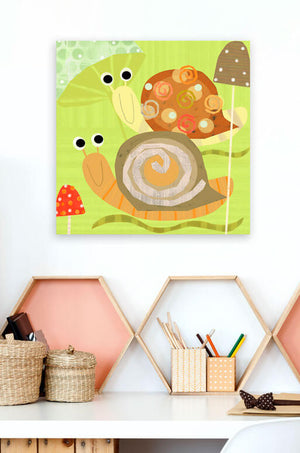 Swirly Snails Wall Art-Wall Art-Jack and Jill Boutique