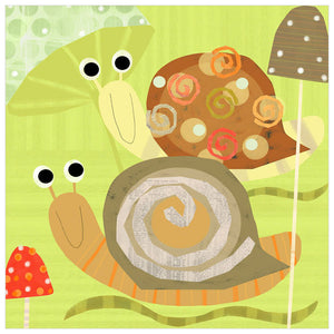 Swirly Snails Wall Art-Wall Art-Jack and Jill Boutique