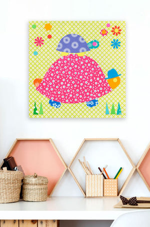 Tag Along Turtle Wall Art-Wall Art-Jack and Jill Boutique
