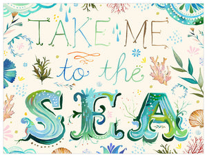 Take Me to the Sea Wall Art-Wall Art-Jack and Jill Boutique